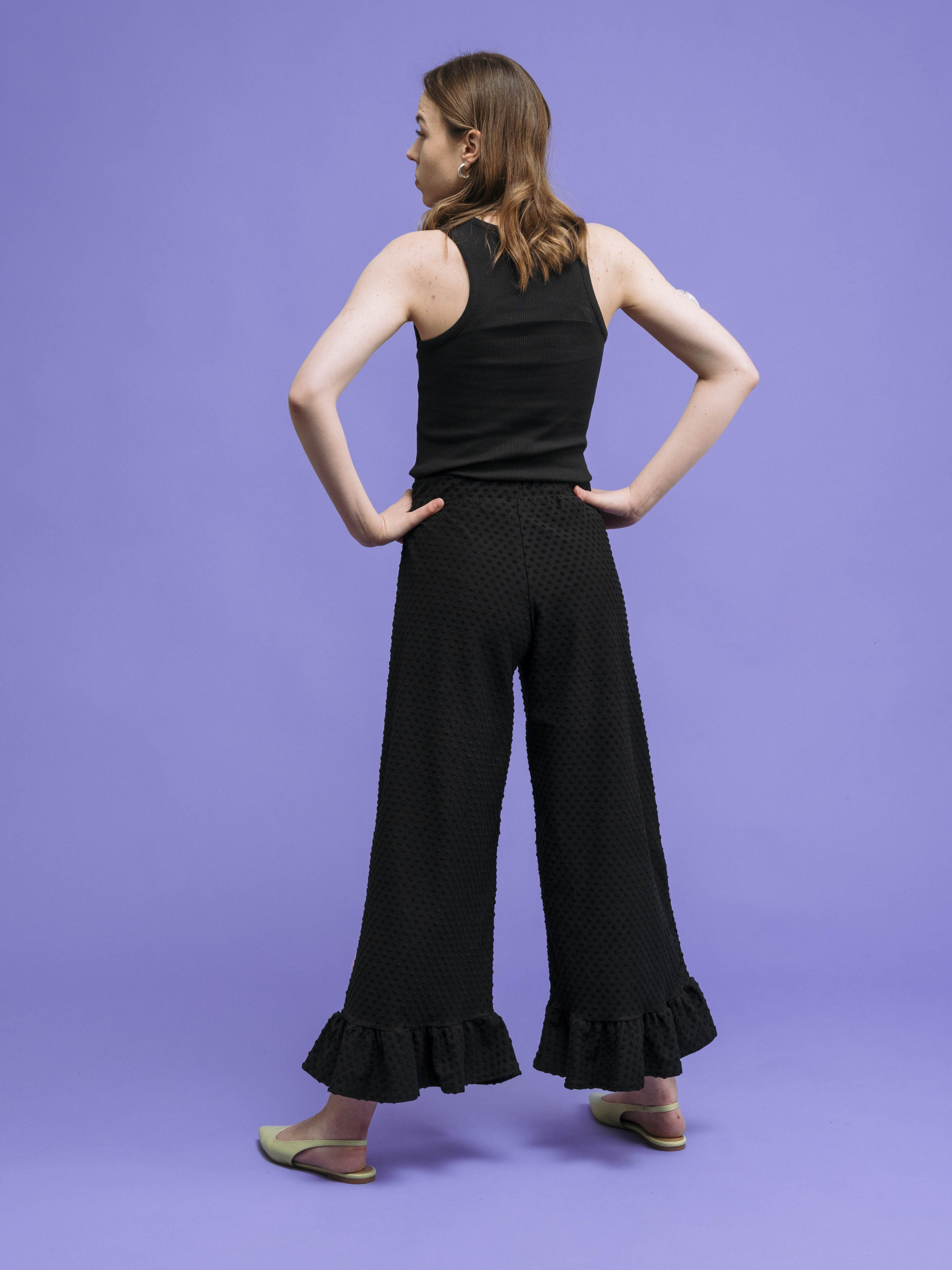 Lana Pants, Black Dot