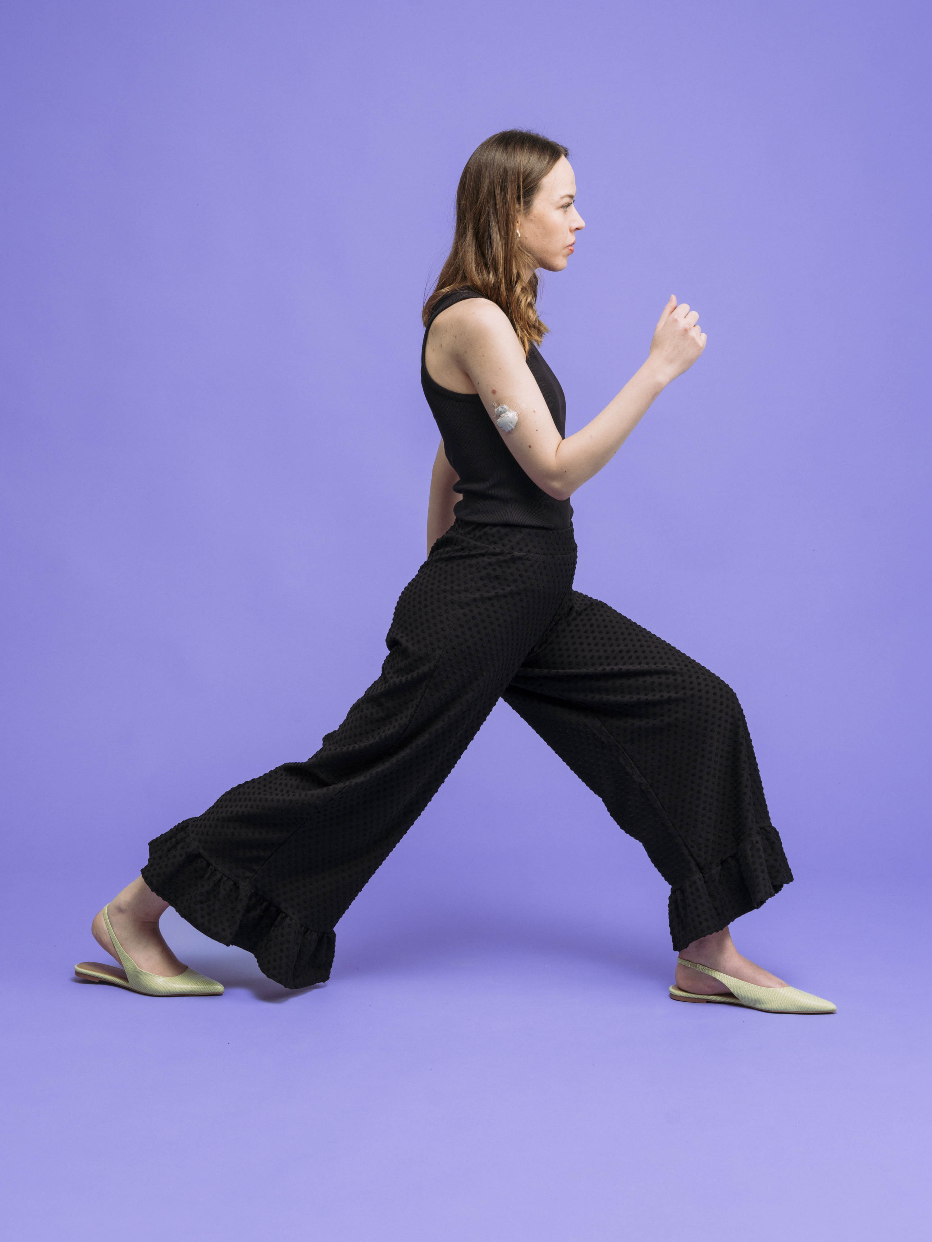 Lana Pants, Black Dot