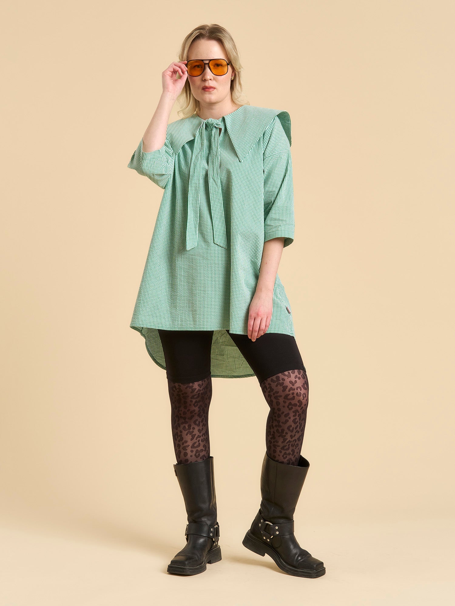 Lurder Mekko, Gingham Green
