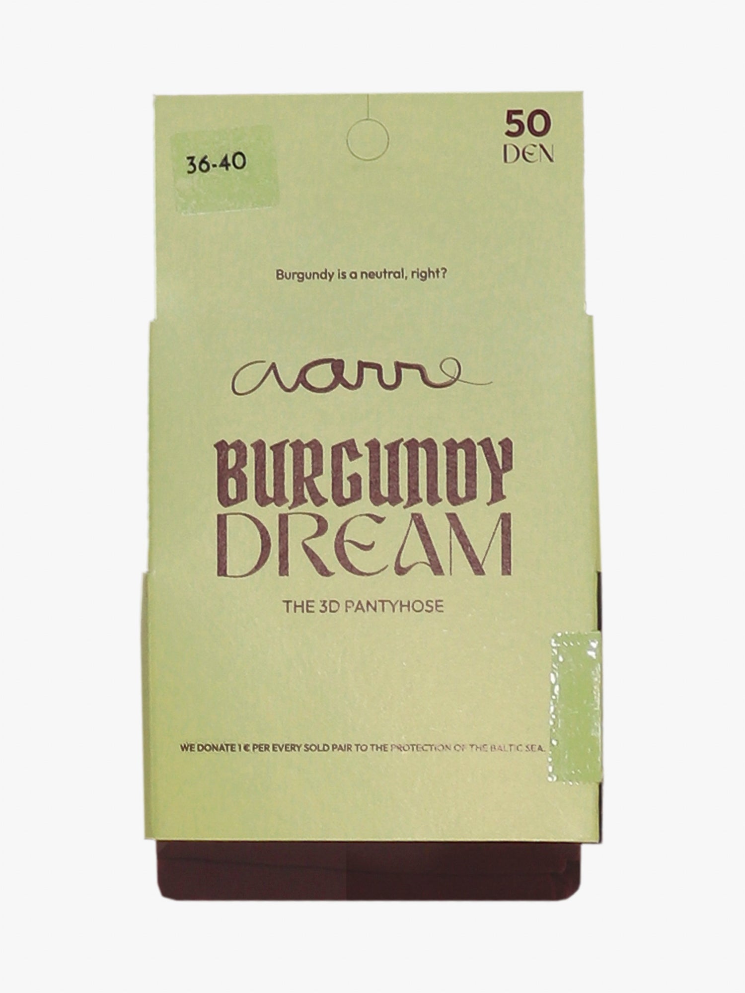 The 3D Pantyhose 50den, Burgundy Dream (1kpl pakkaus)
