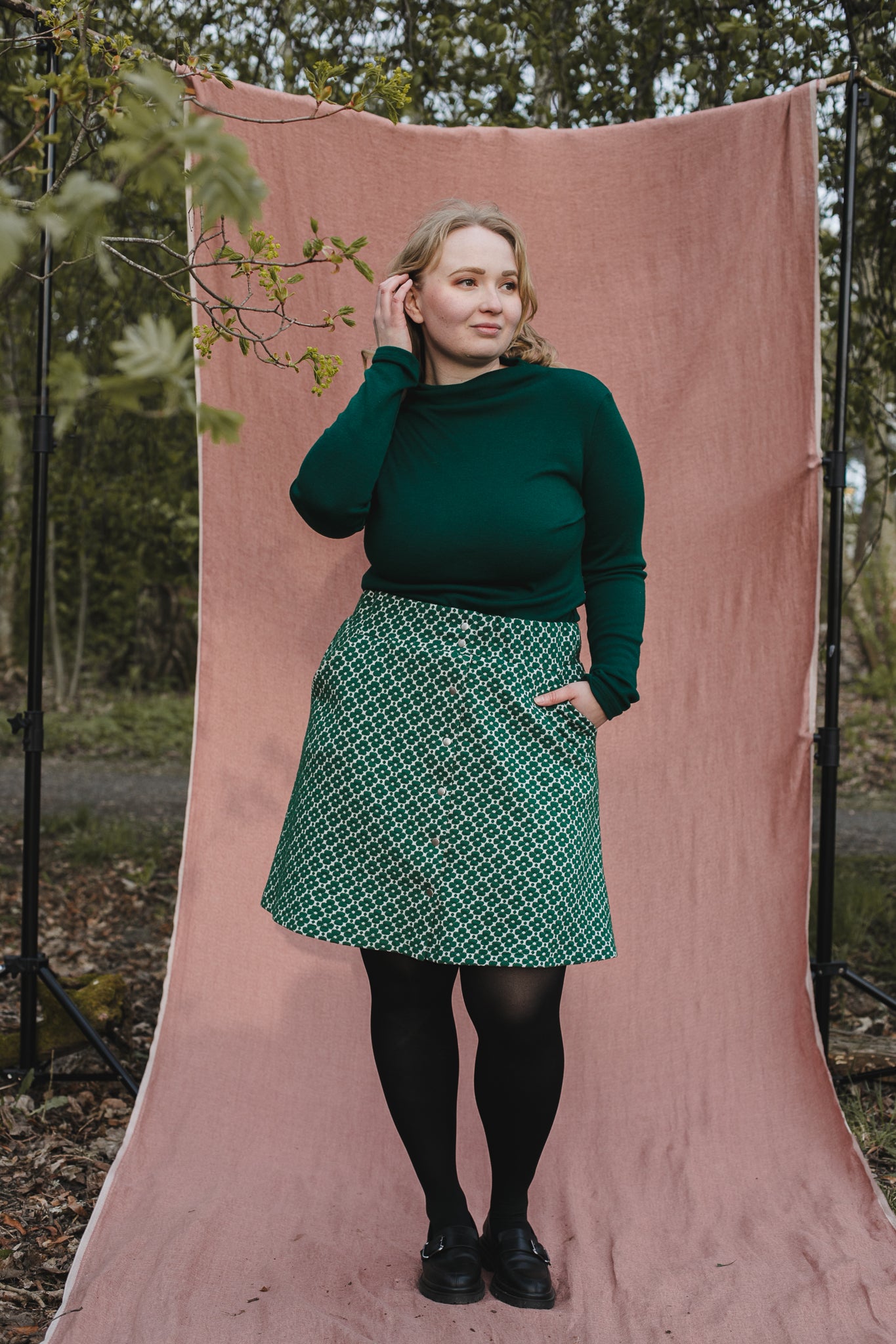 Snap skirt, Clover