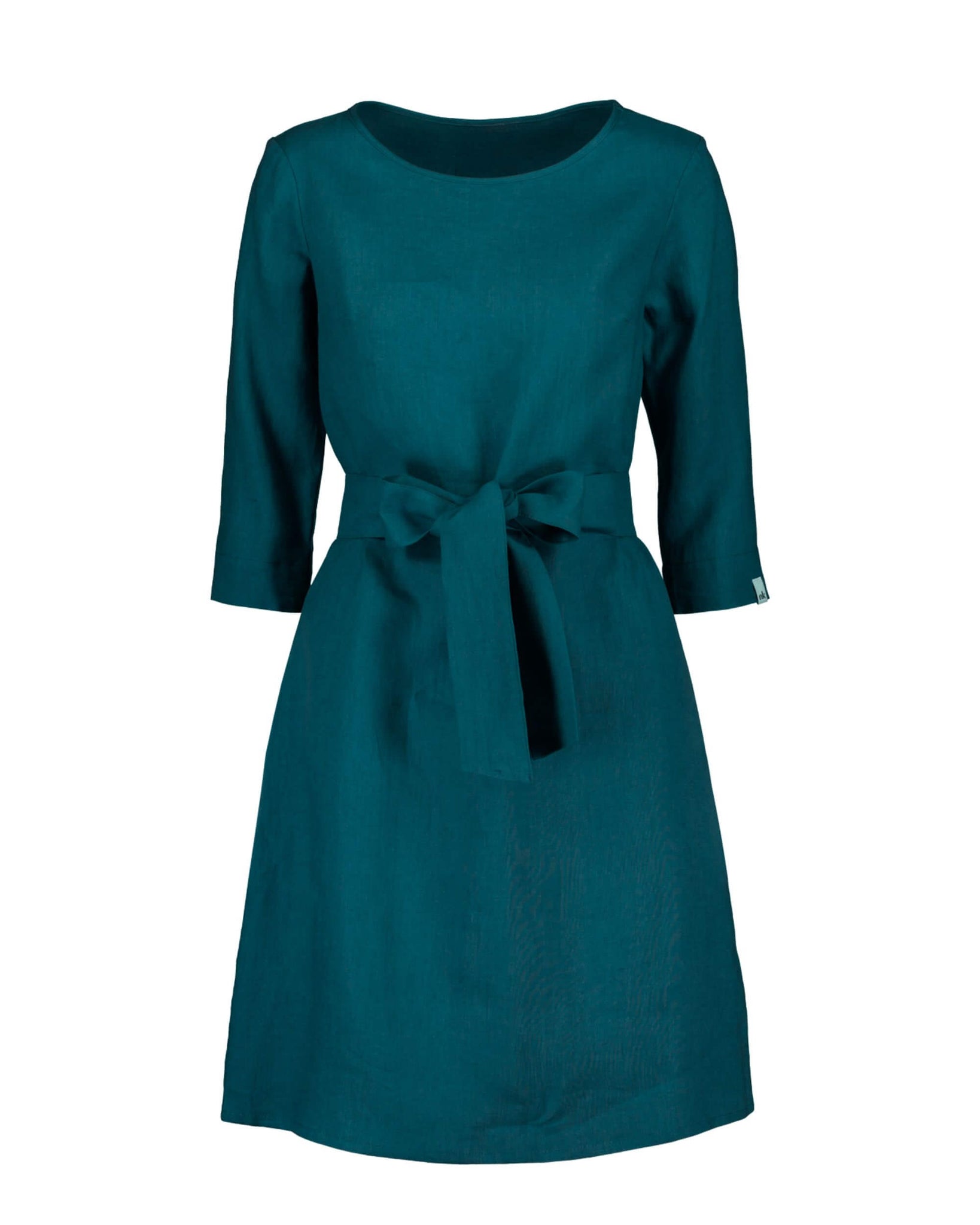 Classic Linen Dress, Chrystal Teal