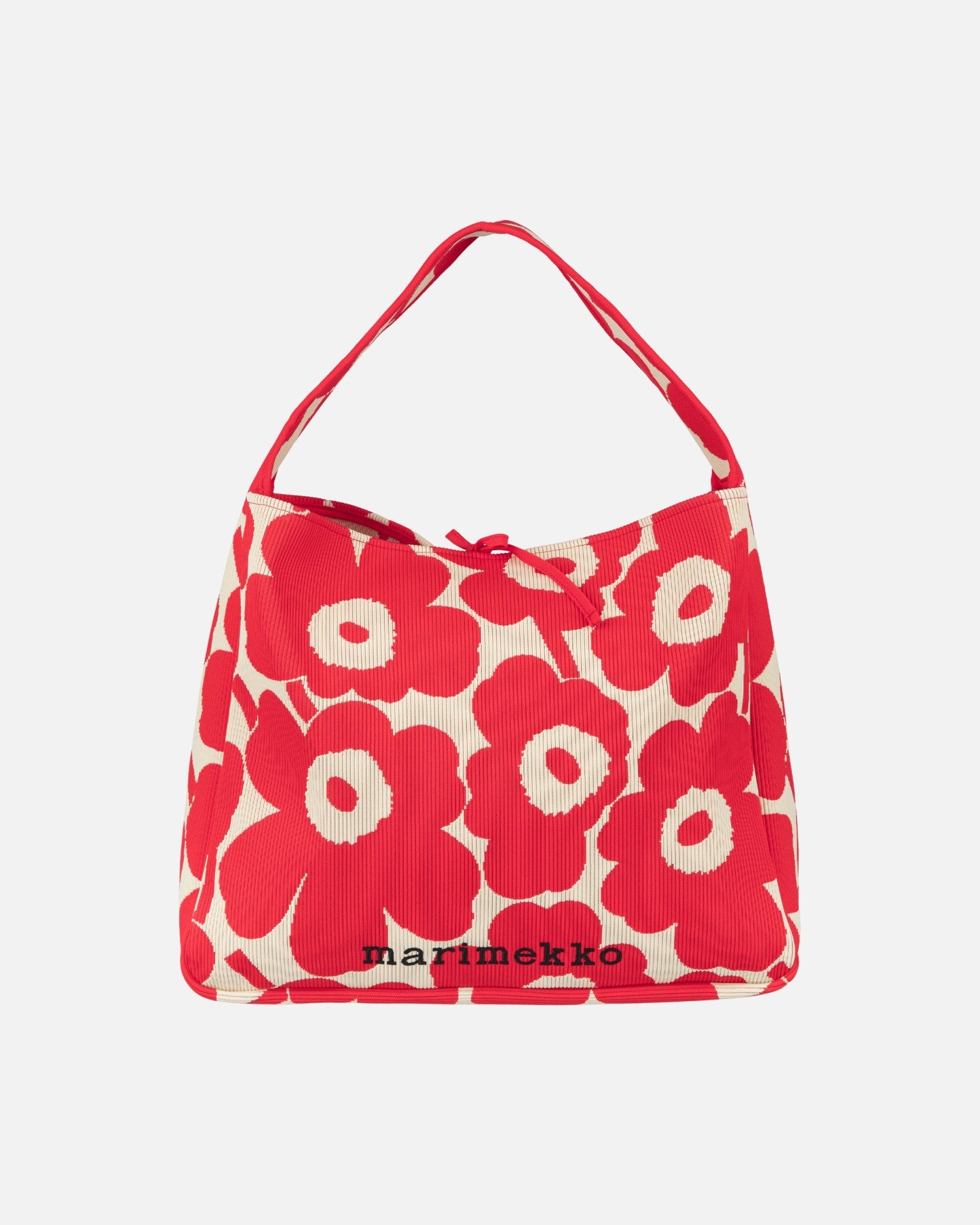 Knitted Bag Large Unikko Shoulder Bag, Red