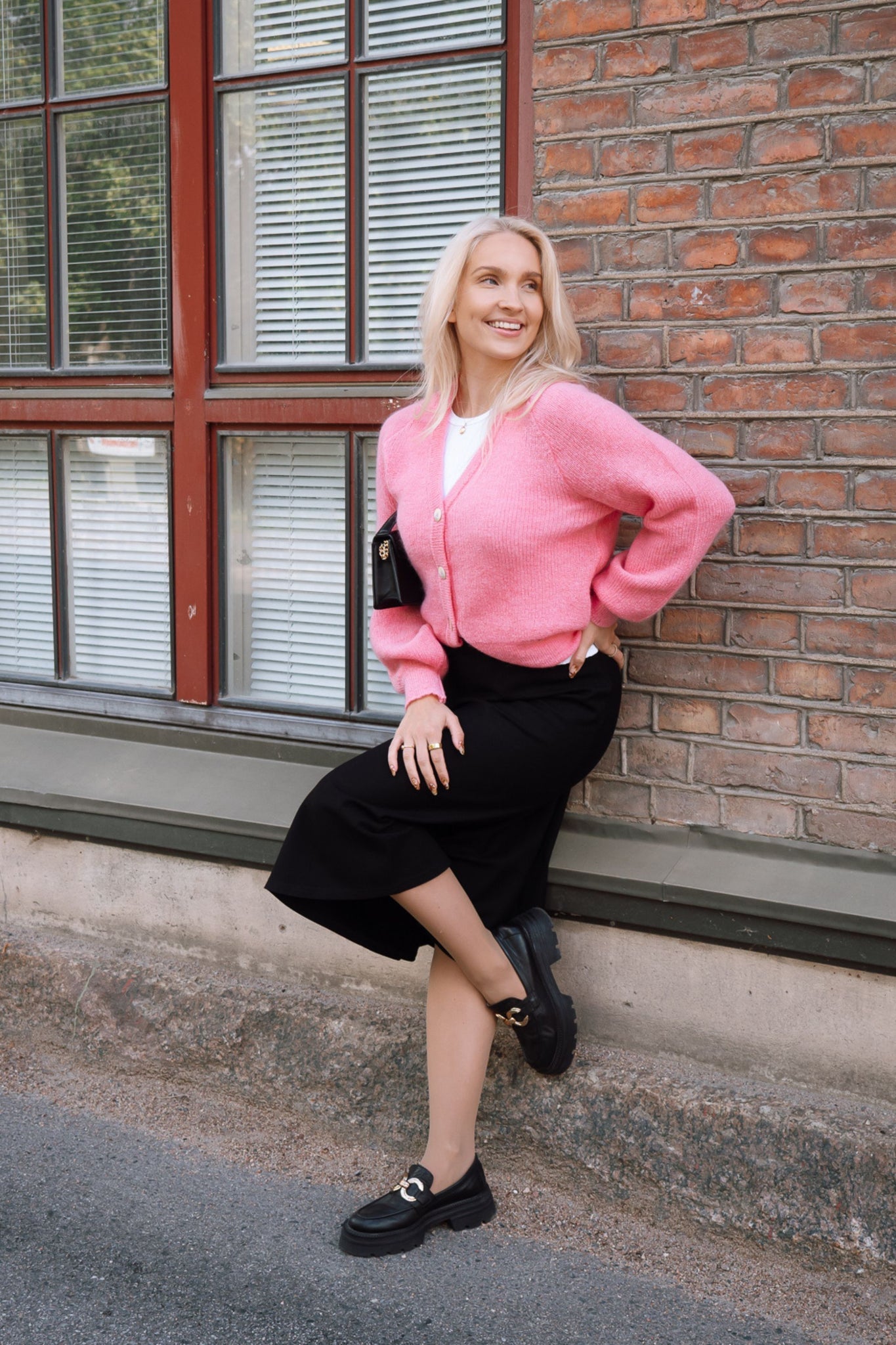 Everyday Midi Skirt, Black