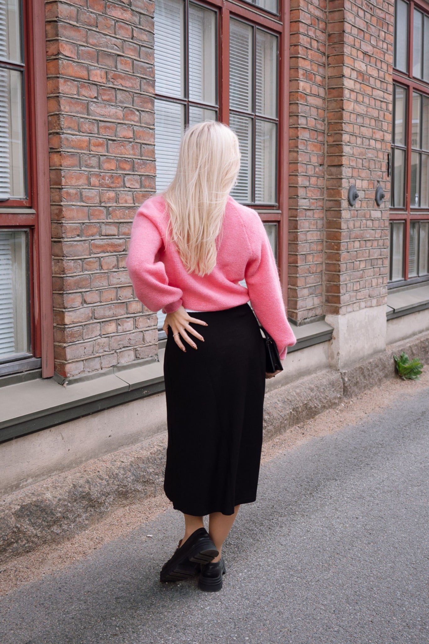 Everyday Midi Skirt, Black