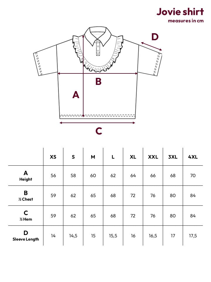 JOVIE collar shirt, Musta