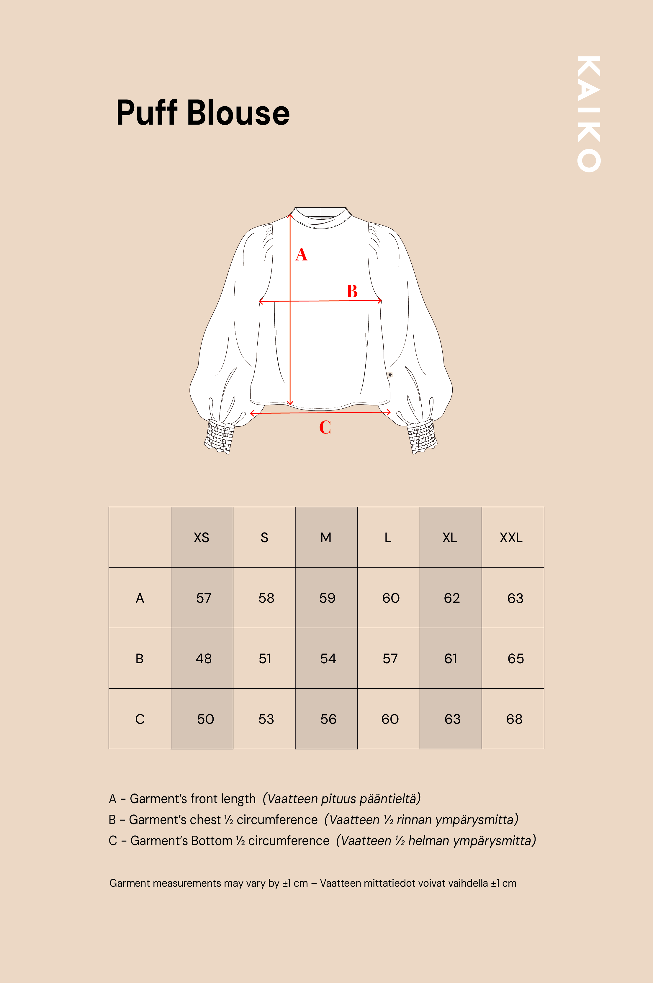 Puff Blouse, Blooming Forest Lilac