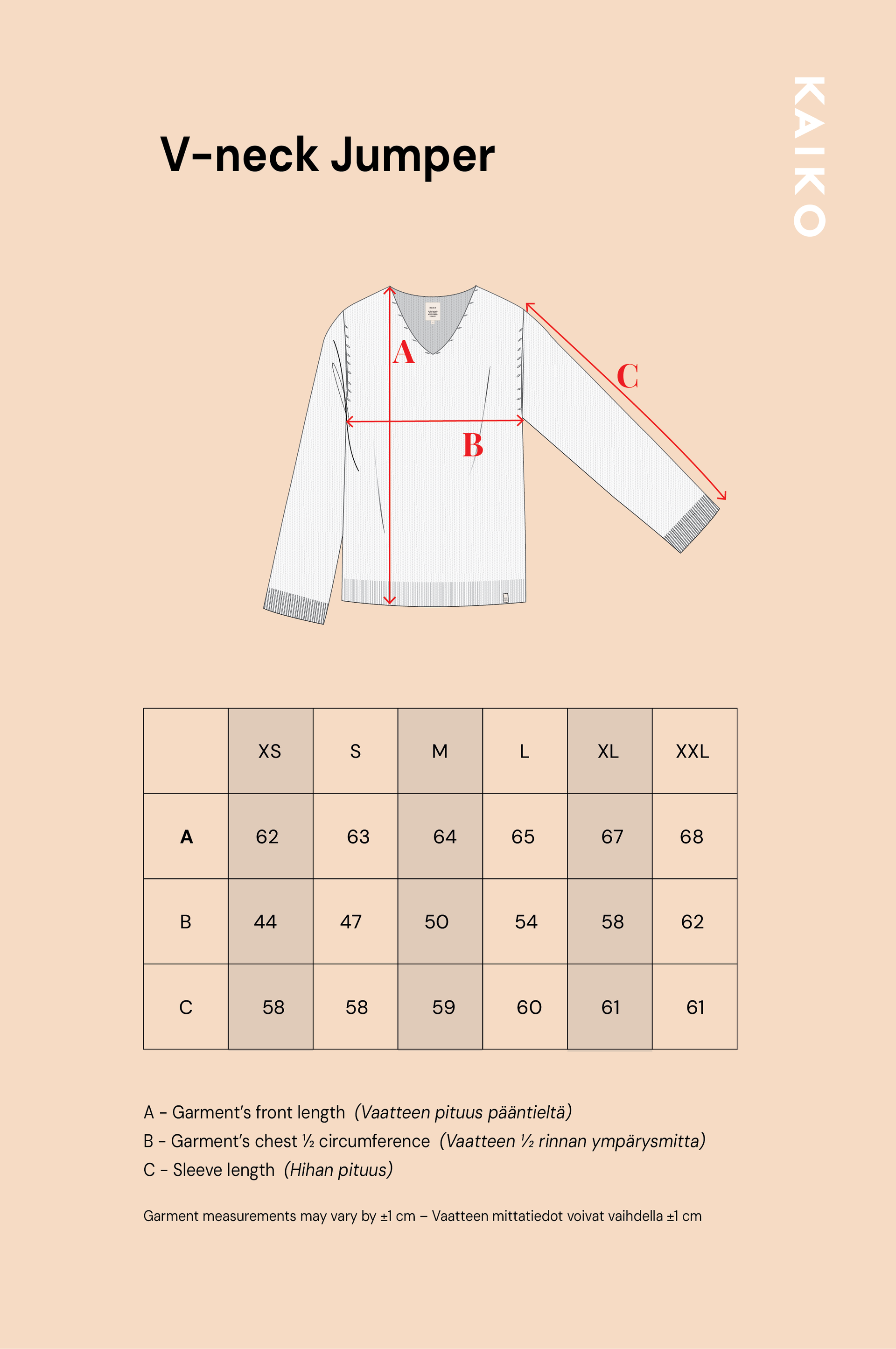 V-neck Jumper, Light Blue