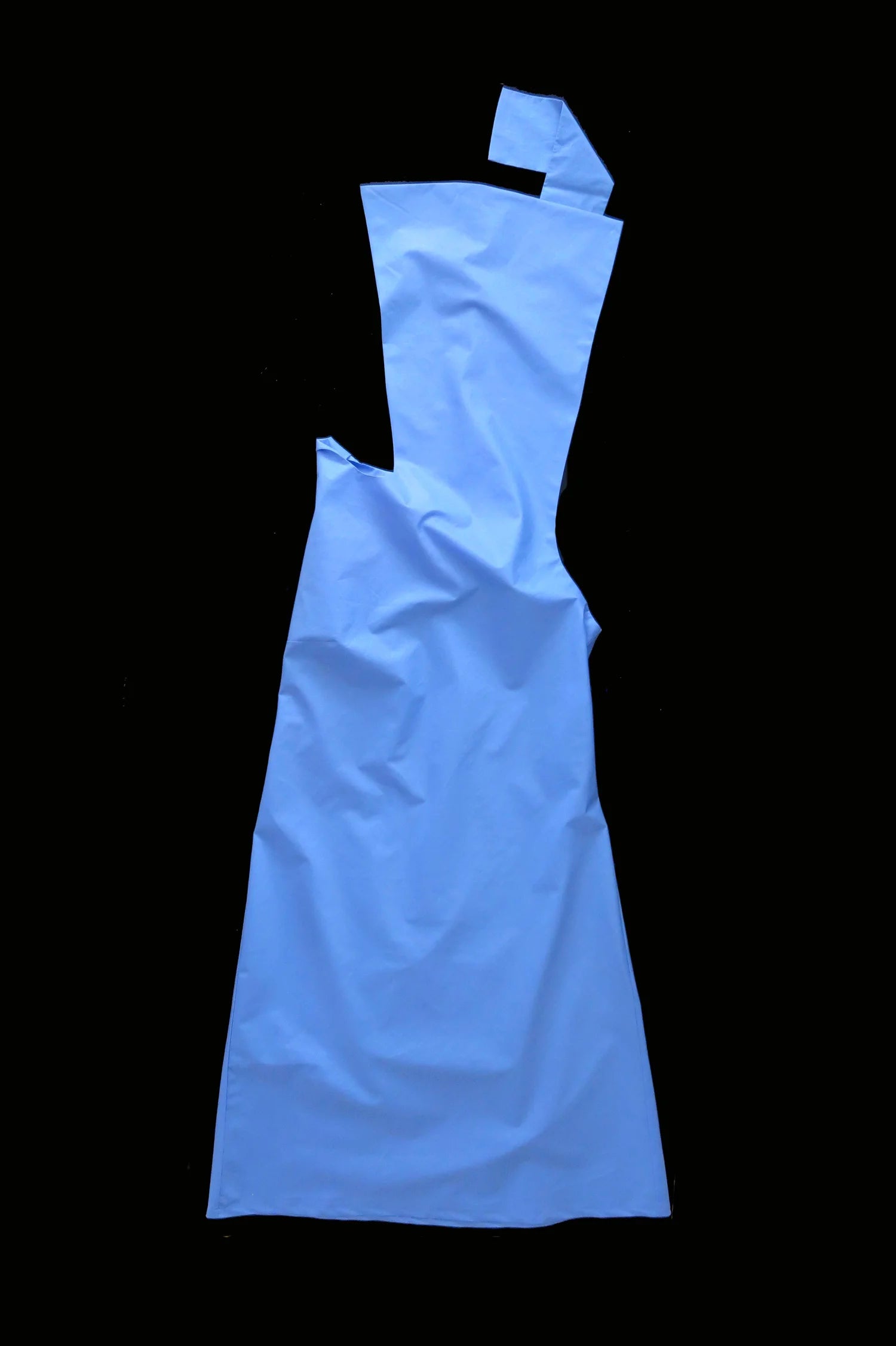 Knot Dress Crispy Cotton Forget-me-not Blue