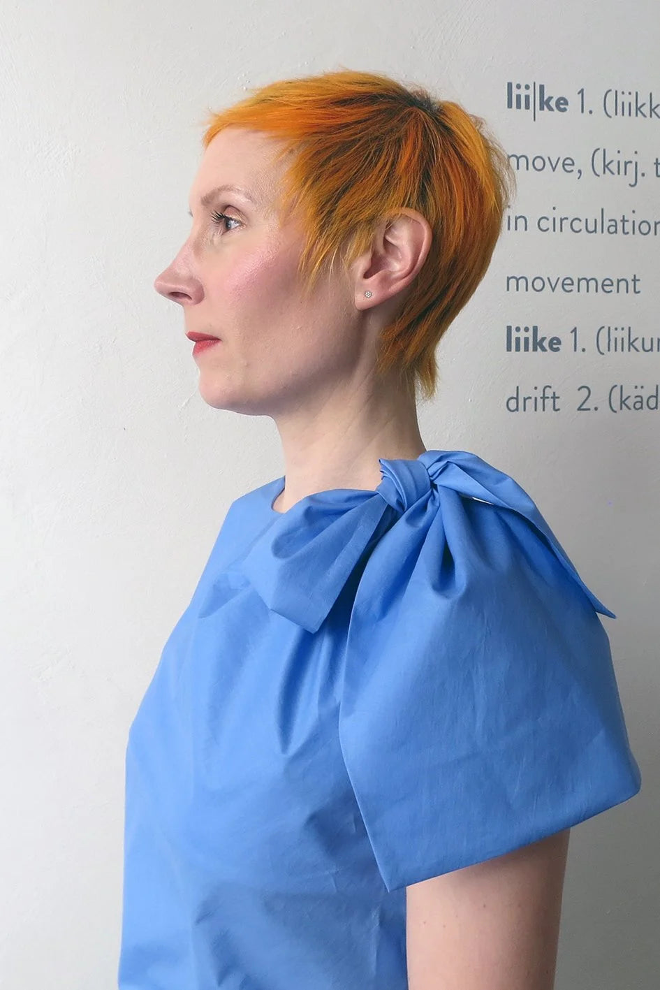 Knot Top Crispy Cotton Forget-me-not Blue