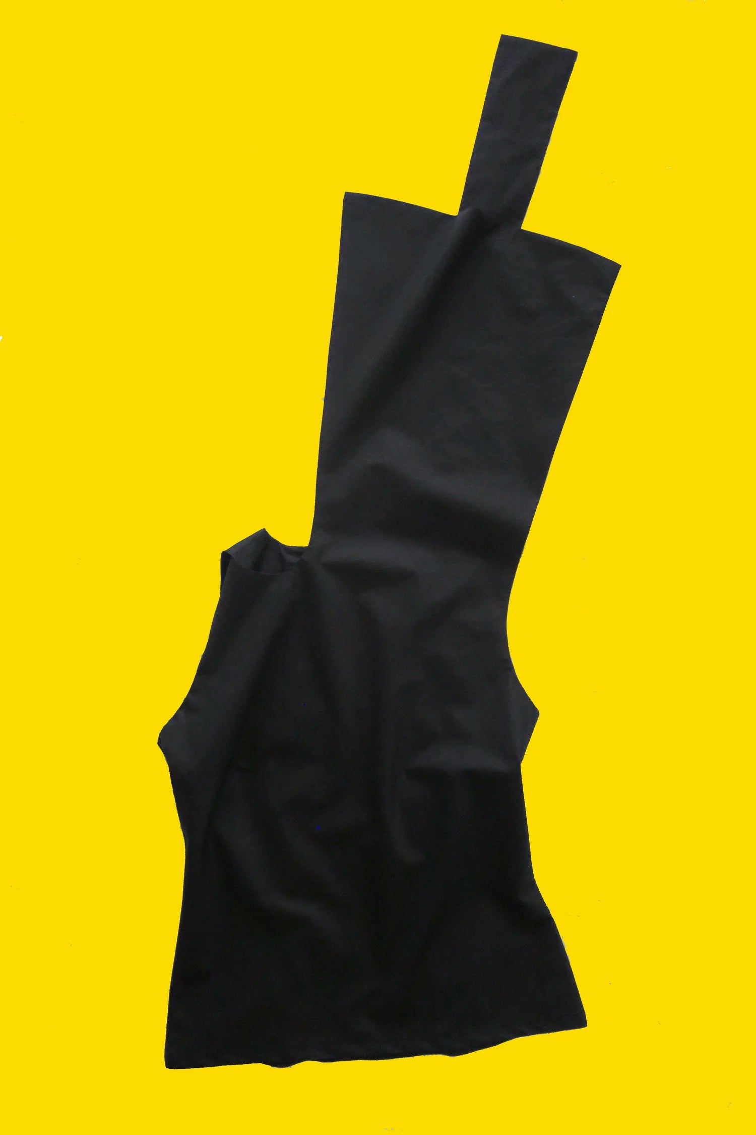 Knot Top Crispy Cotton Black