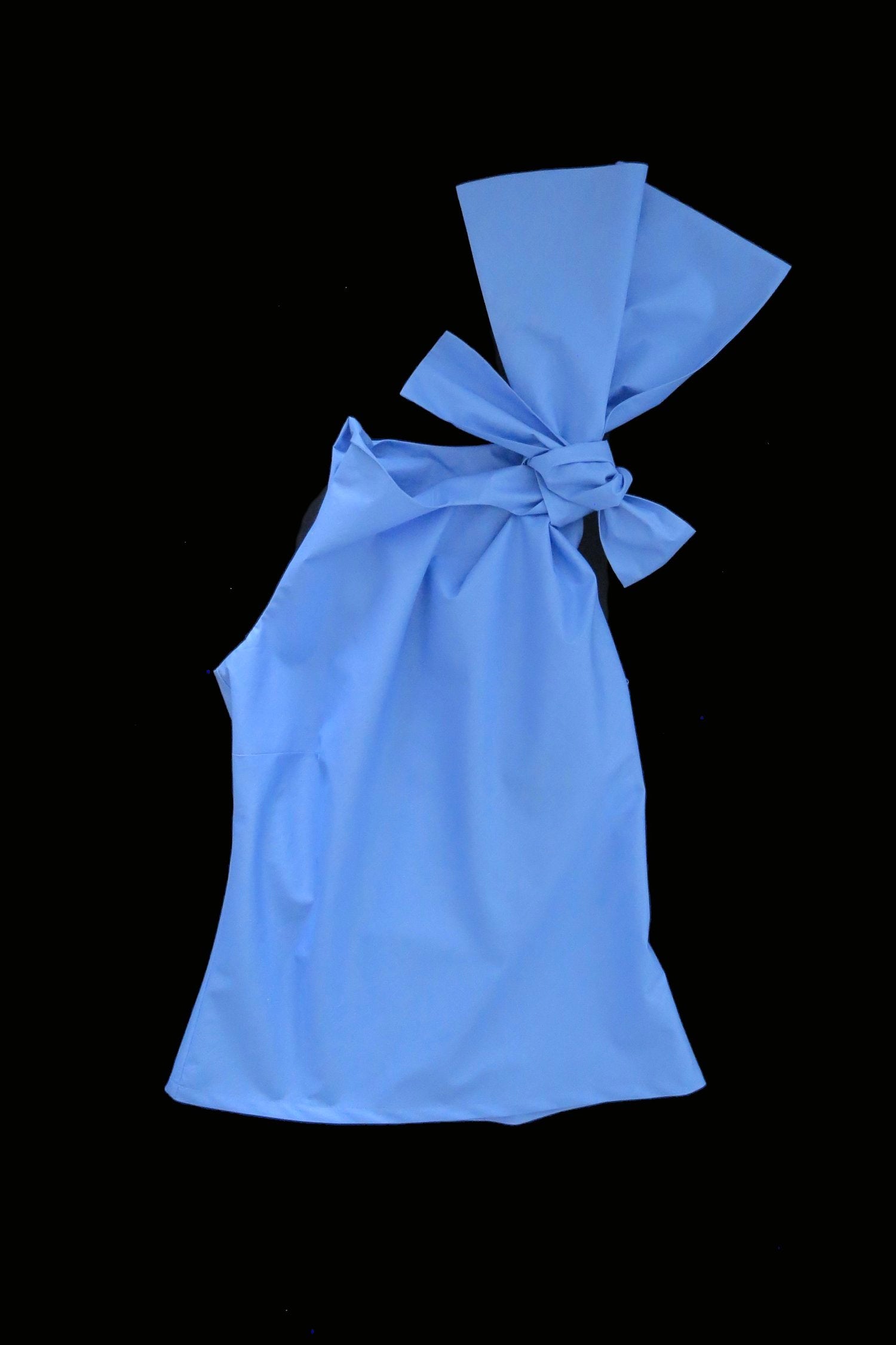 Knot Top Crispy Cotton Forget-me-not Blue