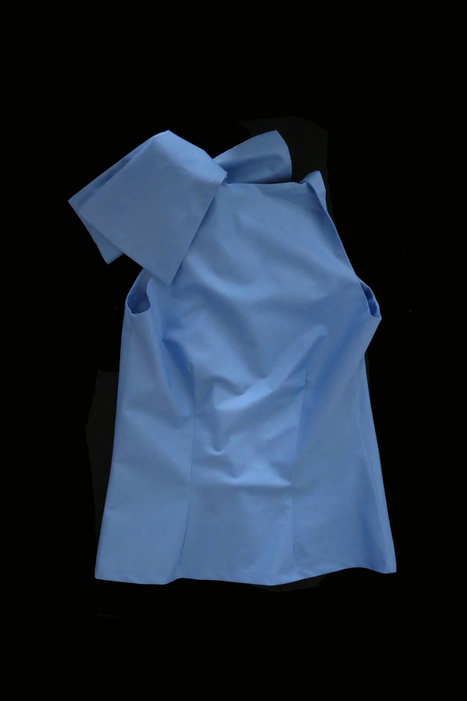 Knot Top Crispy Cotton Forget-me-not Blue