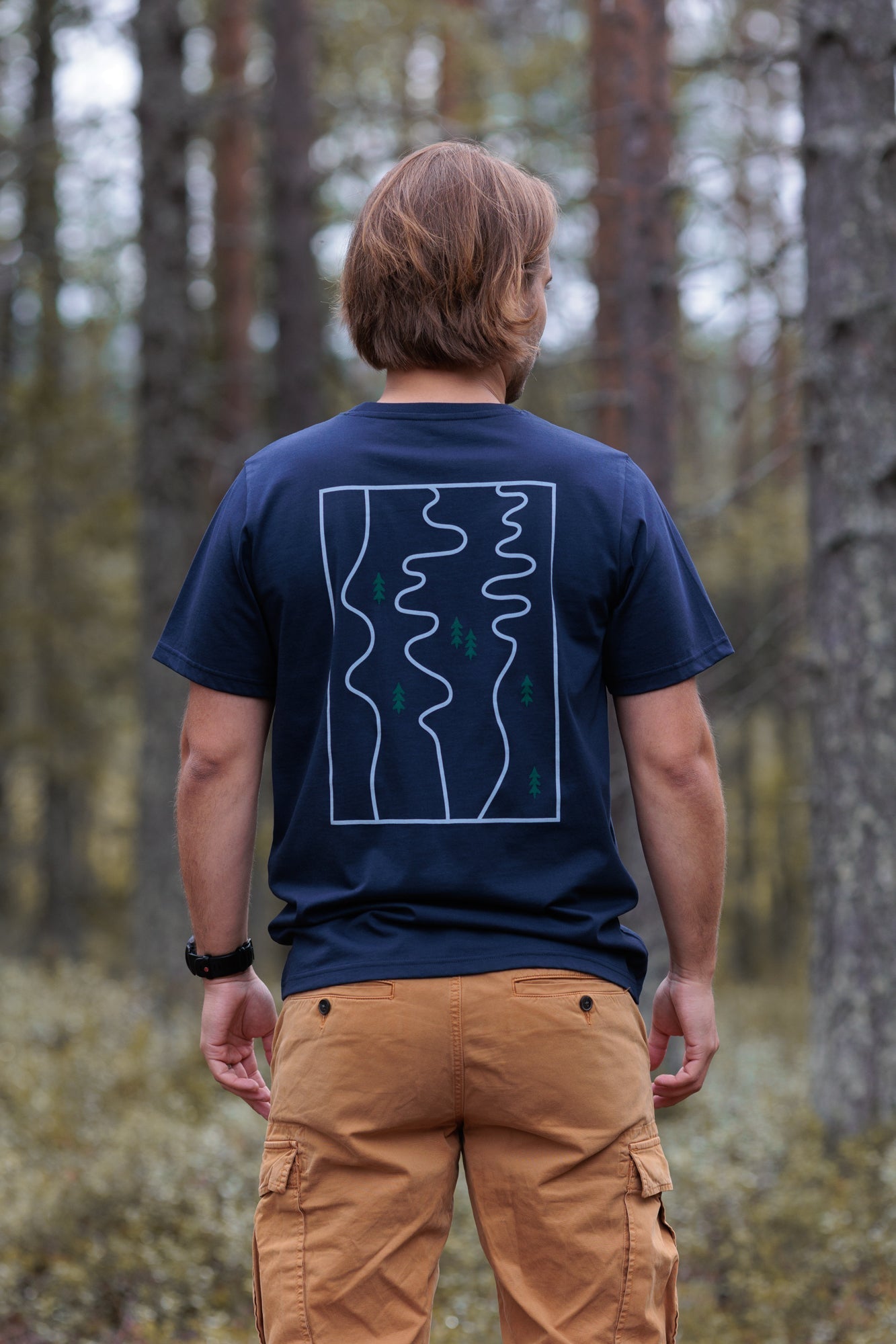 Lines T-paita, Navy