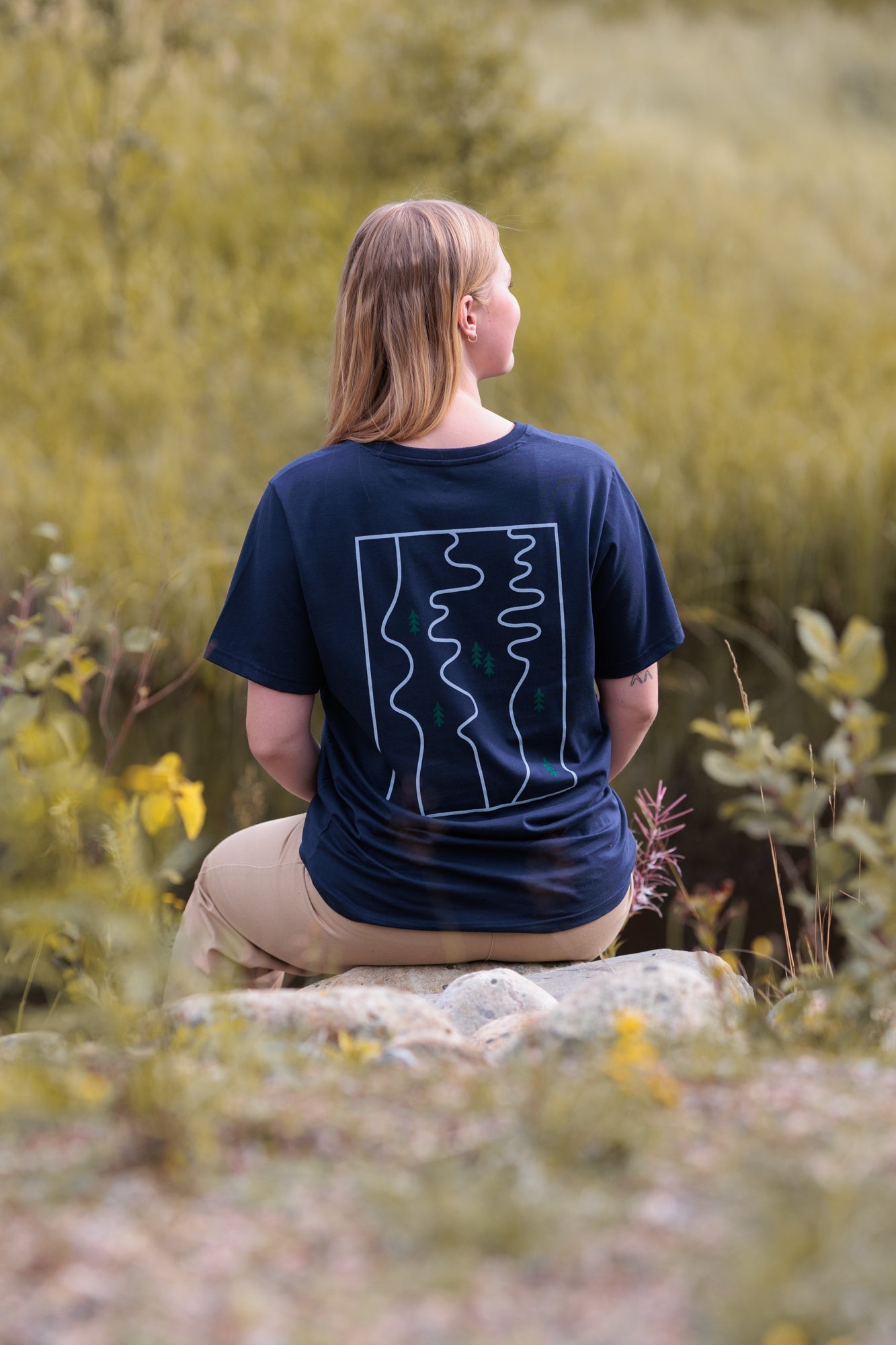 Lines T-paita, Navy