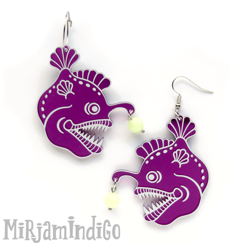 Angelic Anglerfish peiliakryylikorvakorut