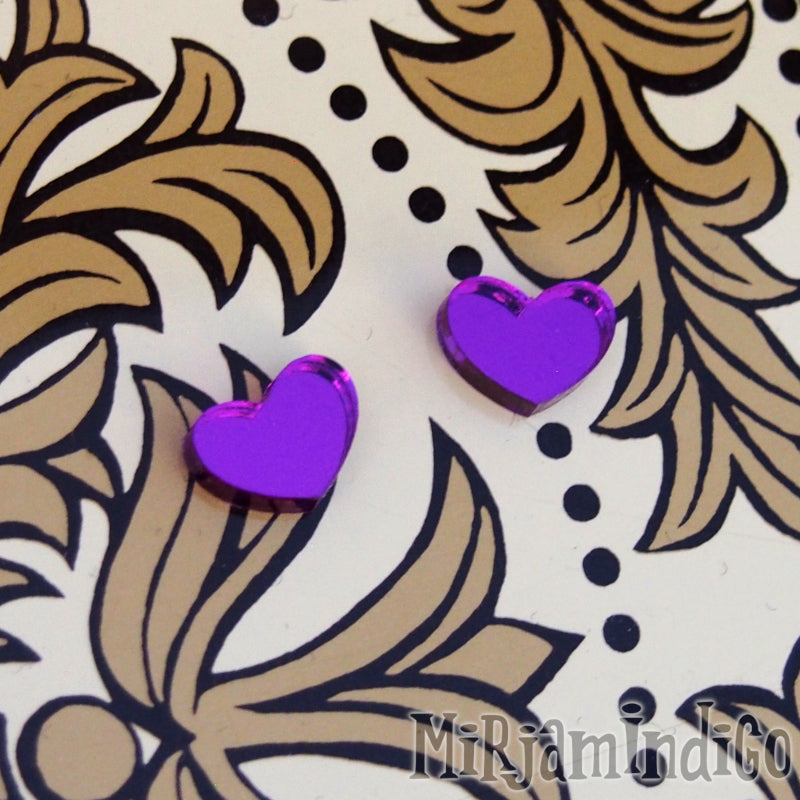 Hävikki Hjärta Mini nappikorvakoru