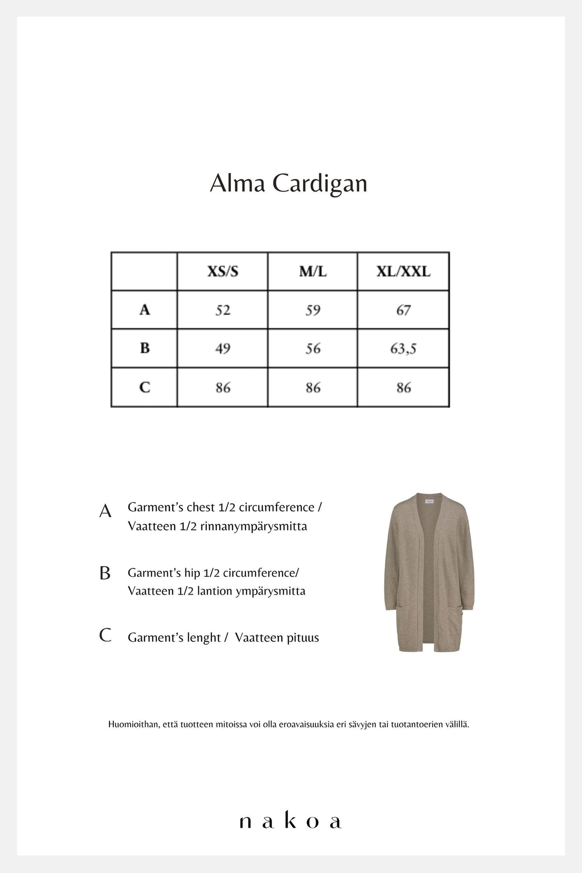 Alma Cardigan, Light Taupe