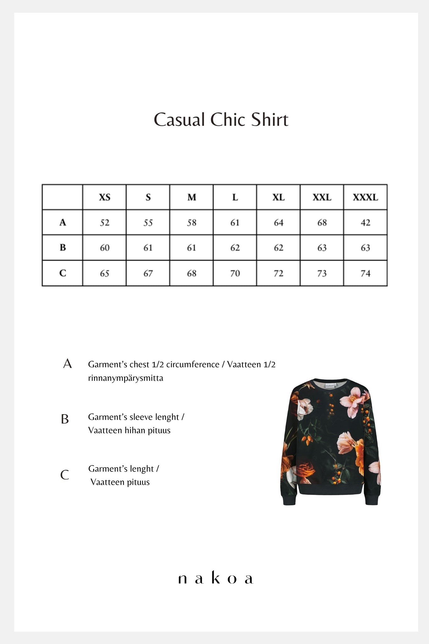 Casual Chic Shirt, Copper Flower