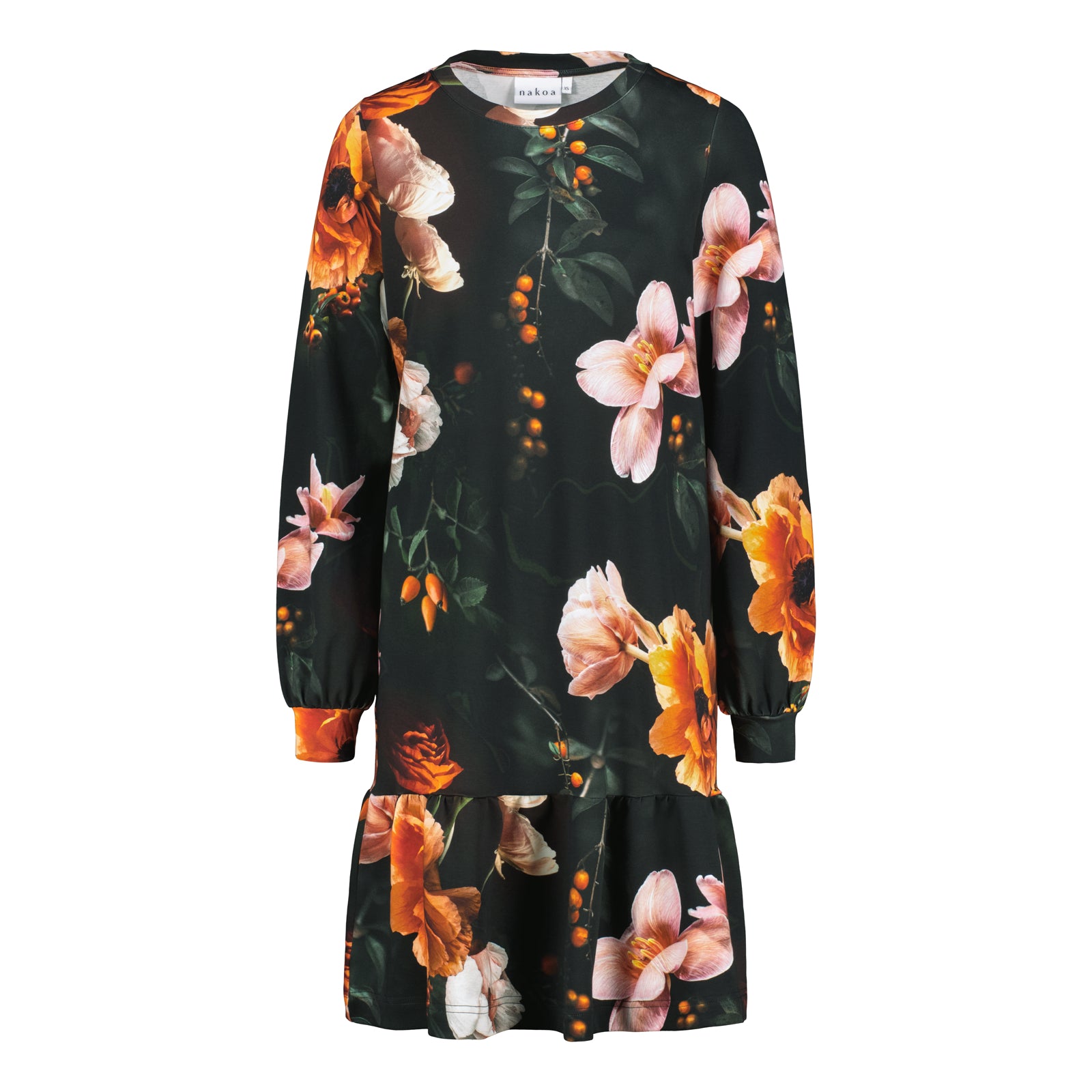 Poppy Dress, Copper Flower