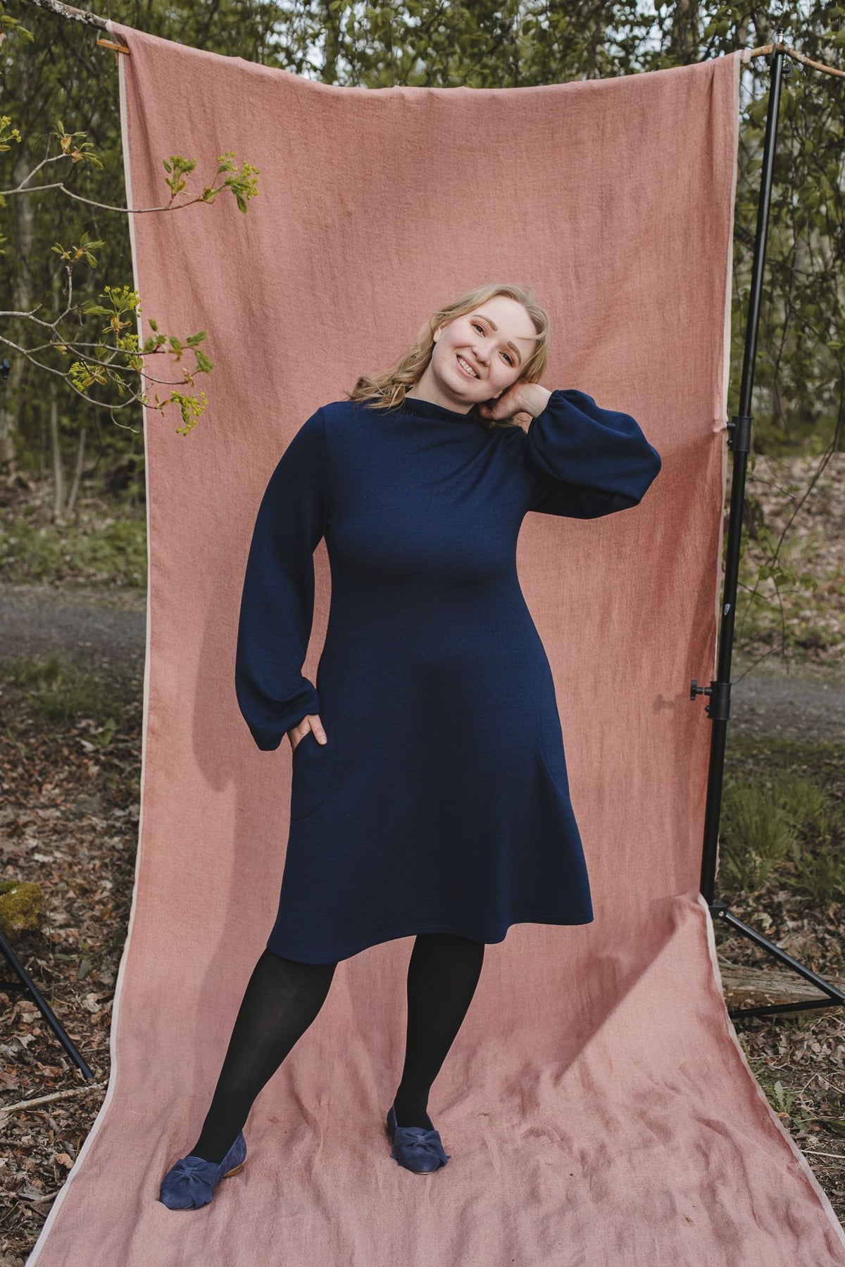 MYY merinovillamekko, Kaarna sininen