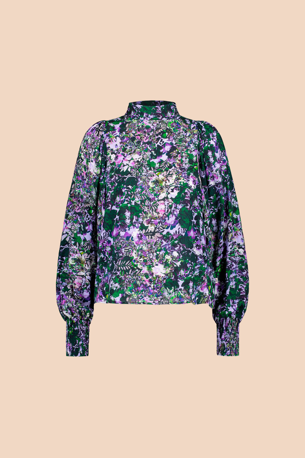 Puff Blouse, Blooming Forest Lilac