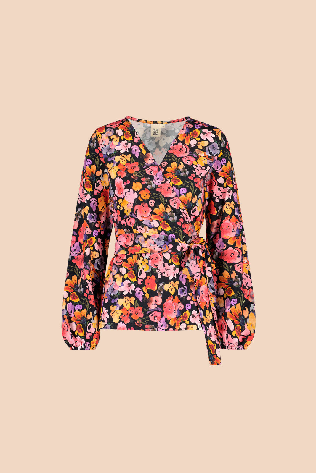 Soft Wrap Blouse, Wild Lea Mini