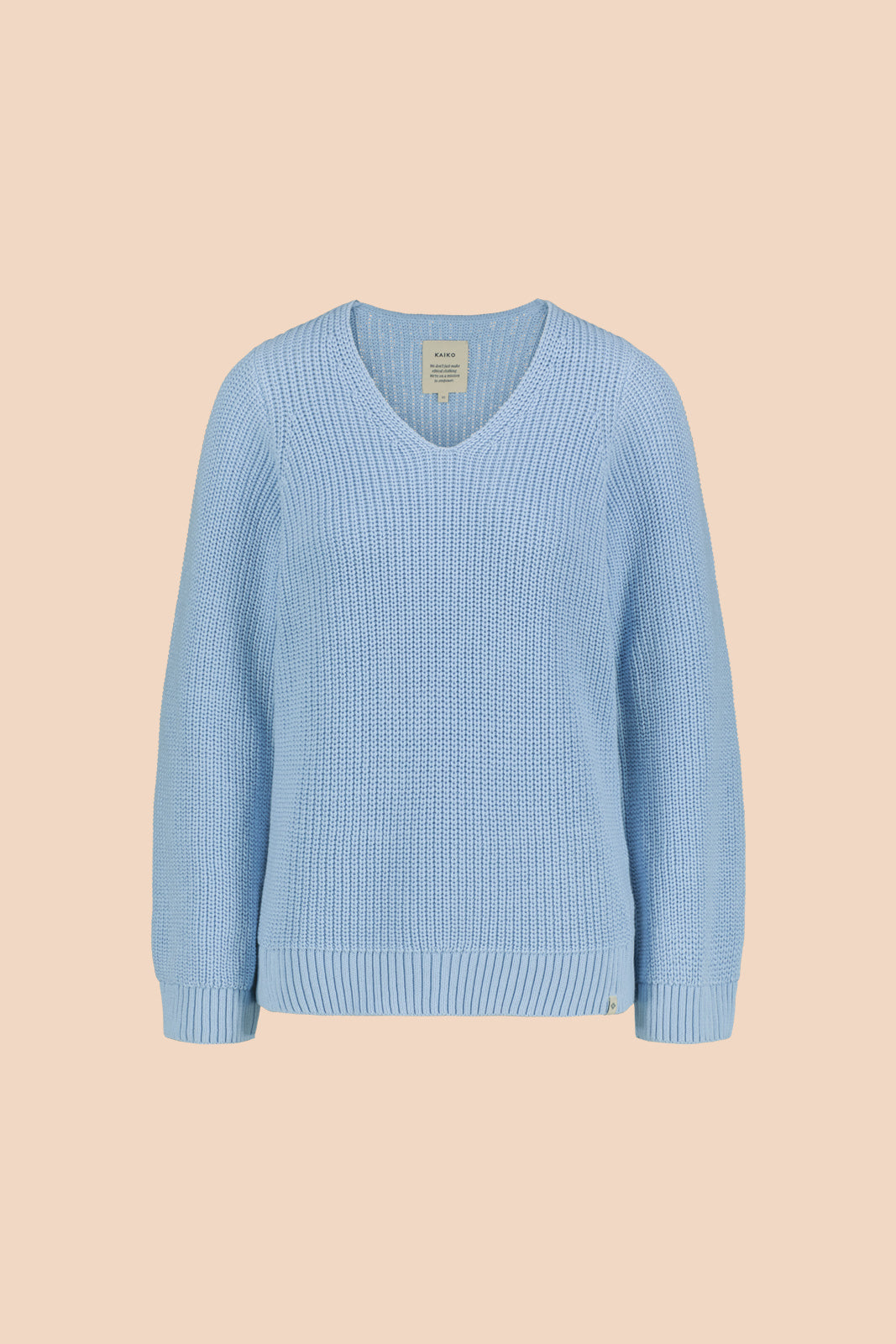 V-neck Jumper, Light Blue