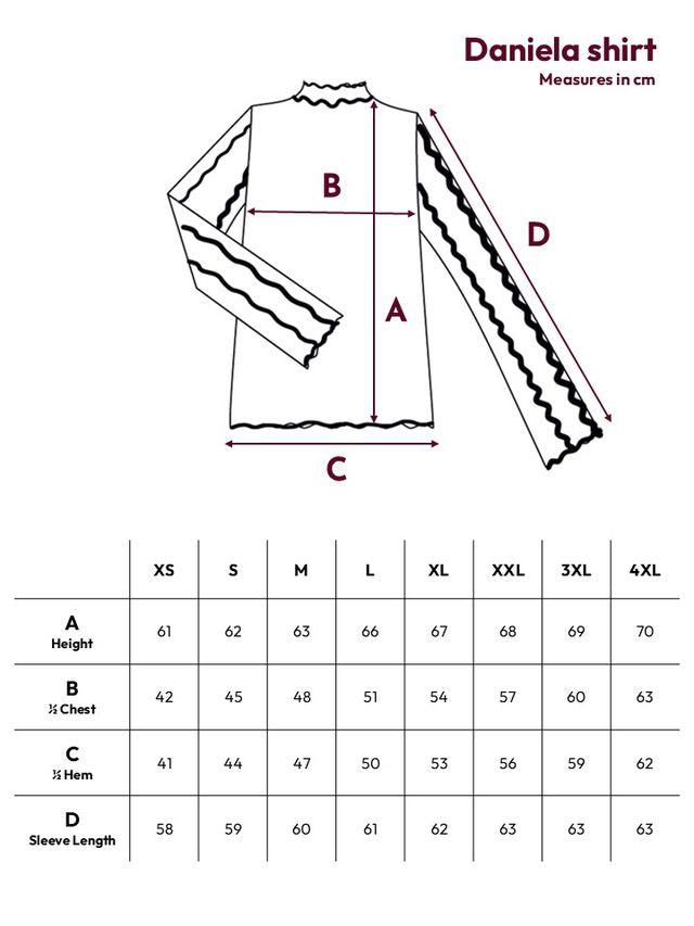 DANIELA Paita, Black rib