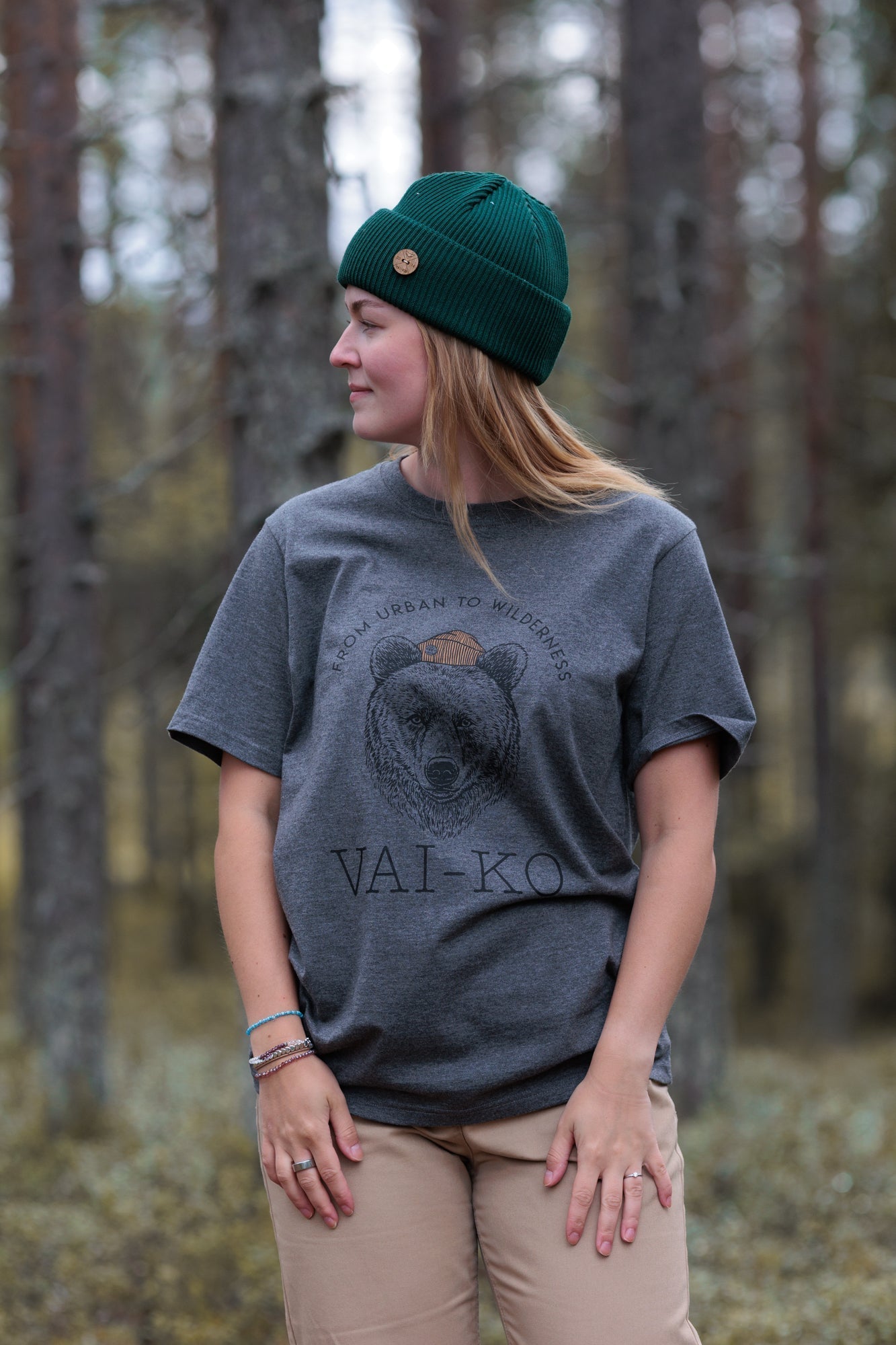 Party Bear T-paita, Dark Greymele