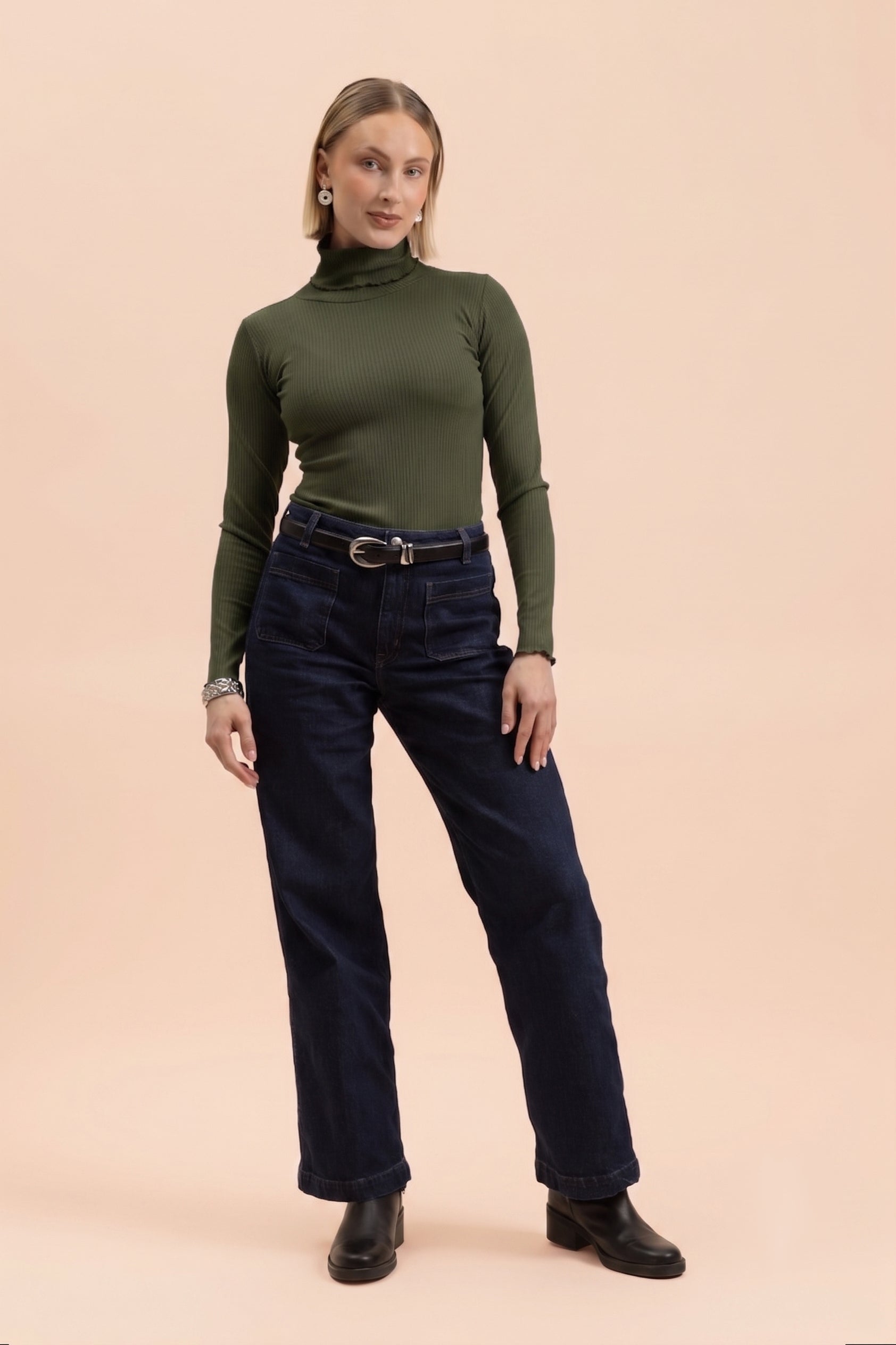 Rib Rollneck, Moss