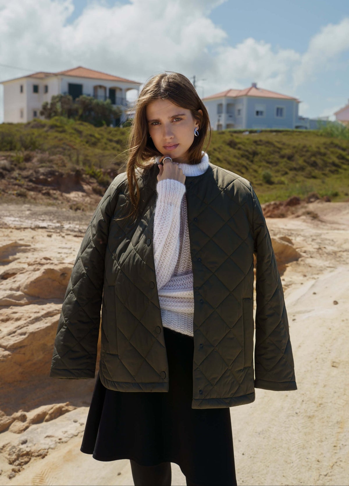 Abby Jacket, Olive green