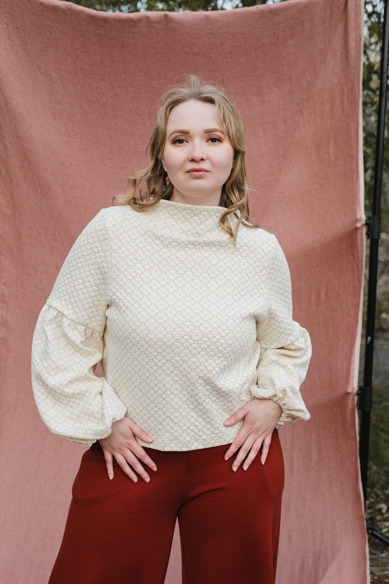 TALVIKKI puuvillapaita, Apila vanilja