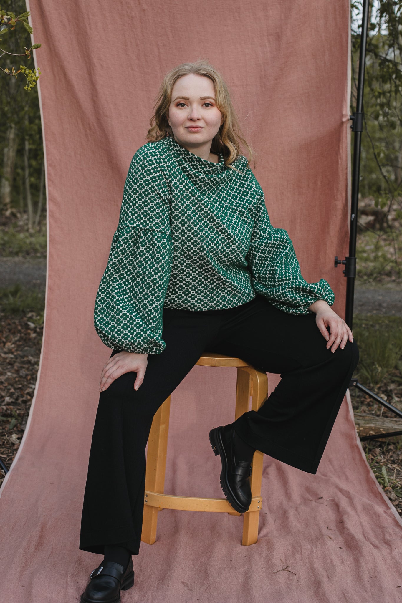 TALVIKKI puuvillapaita, Apila vi-va