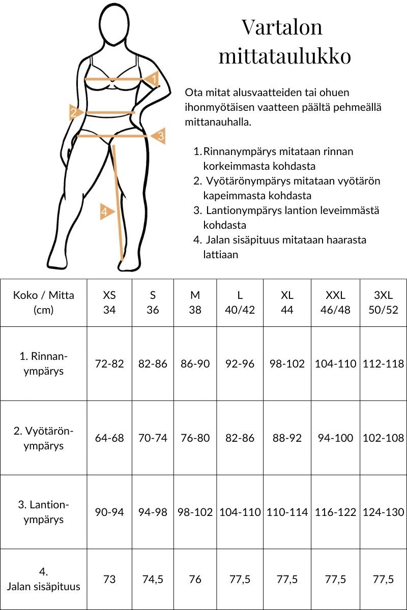 Helmi Culotteshousut, Musta