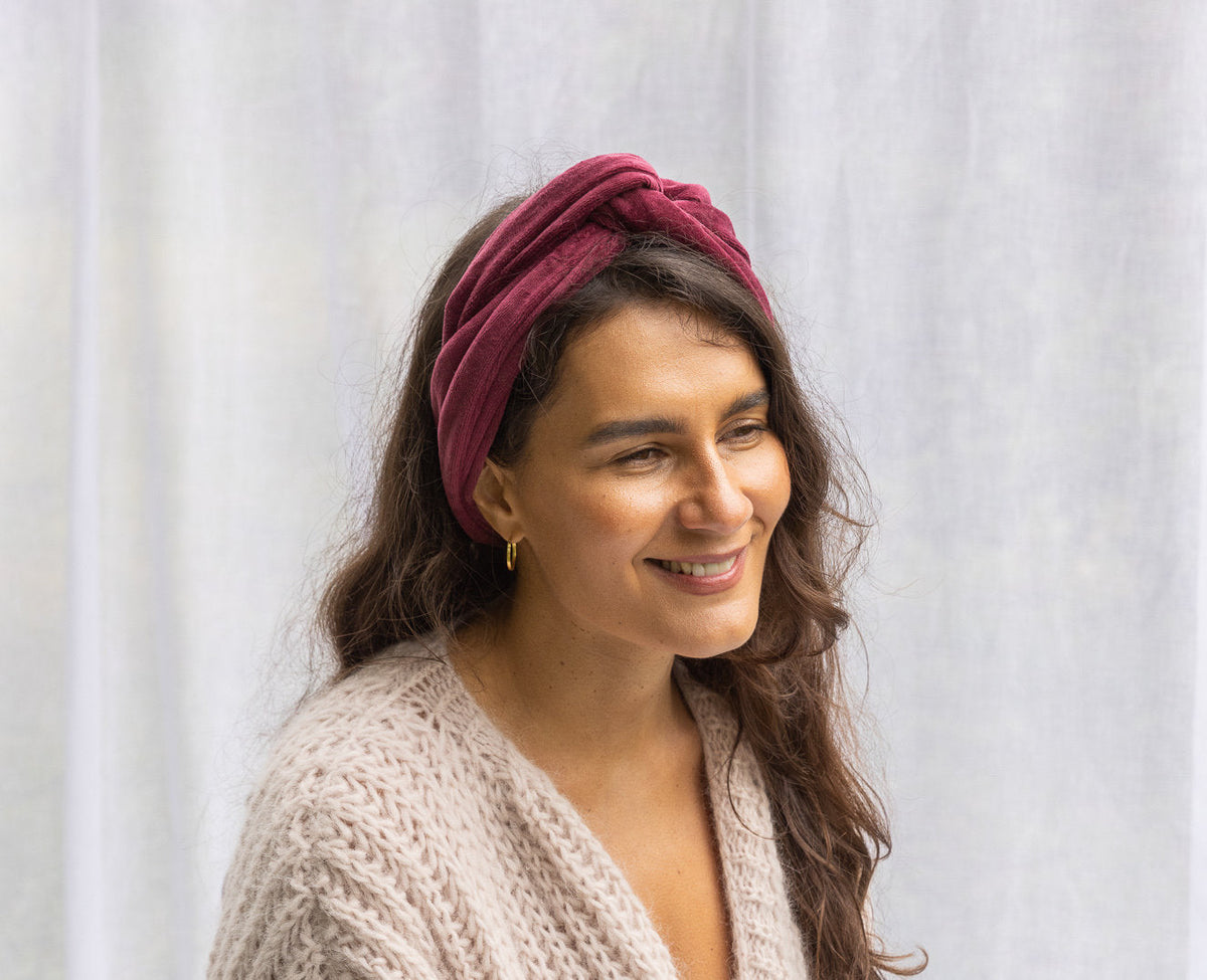Moldable Turban Band, Velour