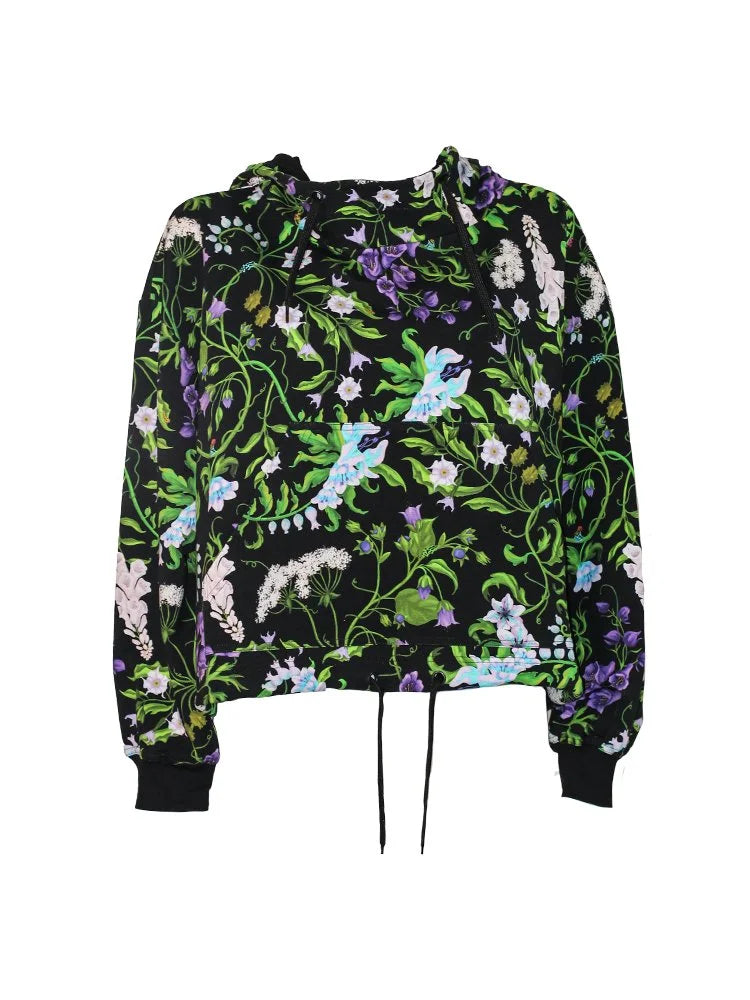 Yolandi Crop Hoodie, Deadly gardens