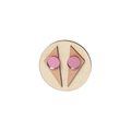 Butoni Design Trio Earrings, MULTIPLE COLOURS Vaaleanpunainen/Pinkki