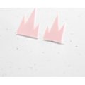 R/H Studio Mountain earring, MULTIPLE COLOURS Baby pink
