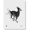 Teemu Järvi Illustrations Forest Greetings Poster 30 x 40 cm, Different Models White-tailed Deer