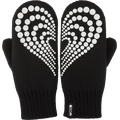 LEMPI Merino Wool Reflecting Mittens, Double Knit, MULTIPLE COLORS Black