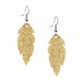 Petite Feathers Earrings Gold
