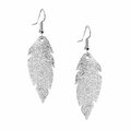 Petite Feathers Earrings Silver