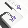 YO ZEN Origami Swan -Minikaulakoru Laventeli