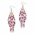 Crazy Granny Designs Norppa The Ringed Seal Earrings Pink