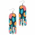 Crazy Granny Designs Play Earrings Colourful