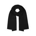 Knitted Cashmere Scarf Black