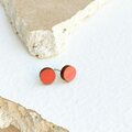 Butoni Design Confetti Earrings Coral