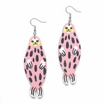 Crazy Granny Designs Norppa The Ringed Seal Earrings