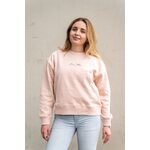 Paine Clothing Signature Dropped Shoulder College, Misty Pink